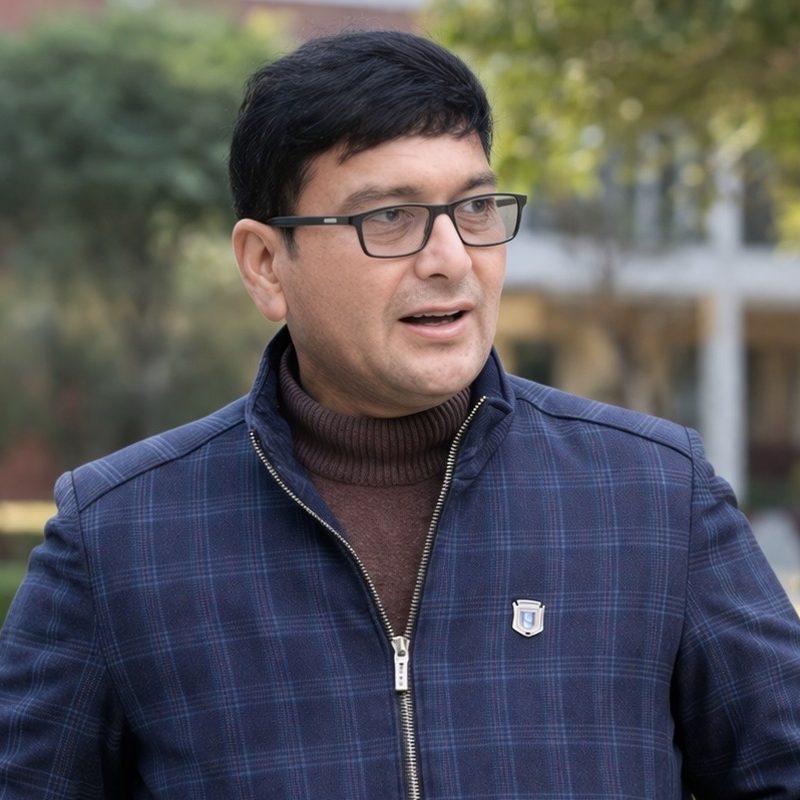 Mr. Raghubar Singh, Manager of Kheema Bisht Inter College